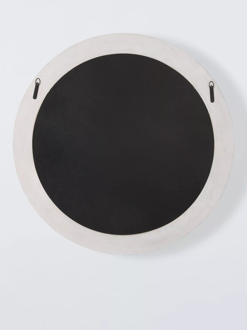 John Lewis round hand-carved coastal wall mirror 80cm (British brand)