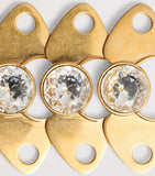 Valentino Garavani crystal-embellished drop earrings (British brand)