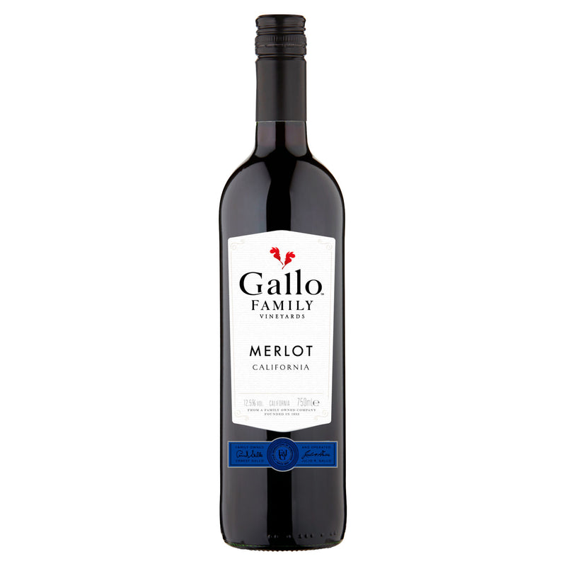 Gallo Family Vineyards Merlot red wine 750ml, UK version