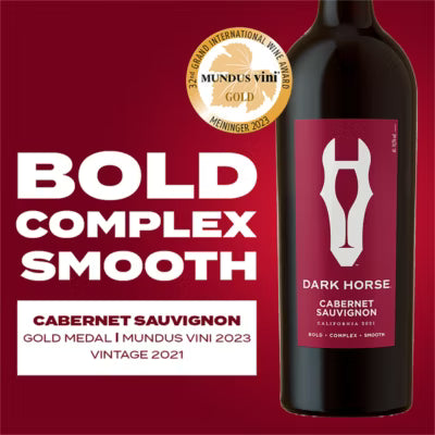 Dark Horse Cabernet Sauvignon red wine 750ml - British product