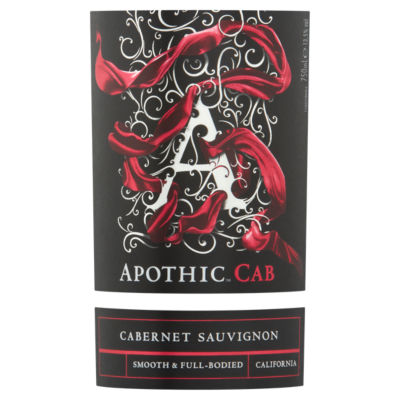 Apothic Cabernet Sauvignon red wine 750ml - British product