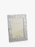 Lancaster and Gibbings Goodleigh floral photo frame in pewter, UK version