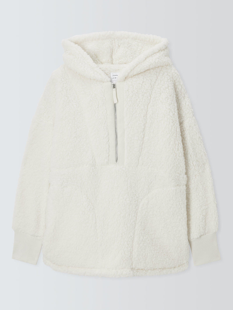 John Lewis half zip borg lounge top, UK version