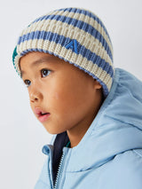 John Lewis John Lewis ANYDAY Kids' Double Stripe Beanie Hat Multi- Buy online at McGrocer