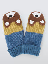 John Lewis John Lewis Kids Knitted Bear Mittens Multi- Buy online at McGrocer