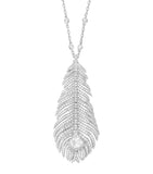 Boucheron Plume de Paon white gold diamond necklace - British product