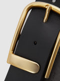 Reiss Iyla leather belt 4cm width - British product