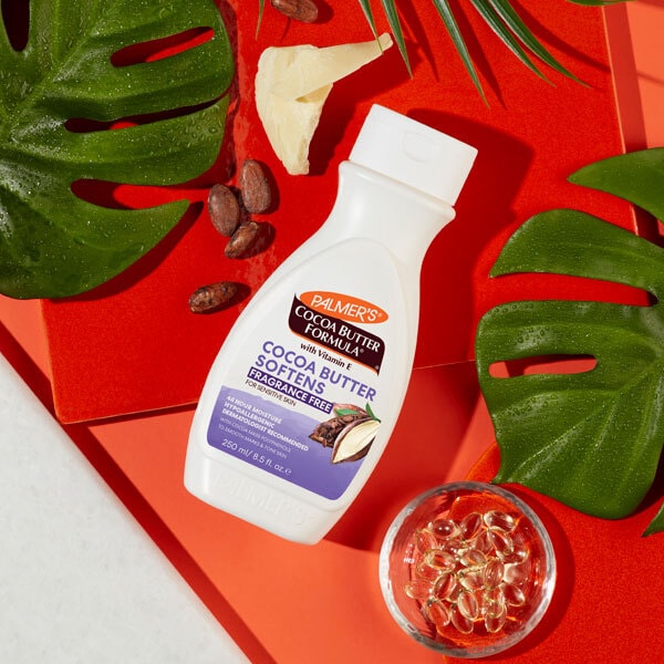 Palmer's Cocoa Butter Fragrance Free Body Lotion 250ml, imported from the UK
