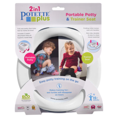 Potette Plus 2 in 1 portable potty trainer seat 15+ Months imported from the UK