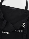 AllSaints Underground acid tote bag organic cotton (British brand)