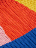 Frugi Kids' Rainbow Ribbed Bobble Hat - British product