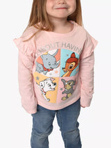 Brand Threads Kinder Disney Top Rosa Langarm-T-Shirt