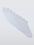 John Lewis Cotton Mix Trainer Socks Pack of 7