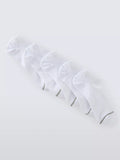 John Lewis trainer socks pack of 5 white (British brand)