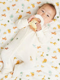 Mini Cuddles Baby Cotton Animal Starter Set Rattle Cream, imported from the UK