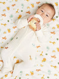 Mini Cuddles Baby Cotton Animal Starter Set Rattle Cream, imported from the UK