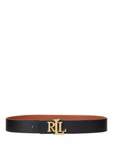 John Lewis Lauren Ralph Lauren Pebble Leather Reversible Wide Belt- Buy online at McGrocer