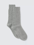 John Lewis Kaschmir reichhaltige Rippstrick-Bettsocken