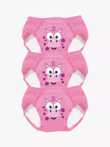My Carry Potty Kinder-Töpfchentrainingshosen mit Drachenmotiv, rosa, 3er-Pack