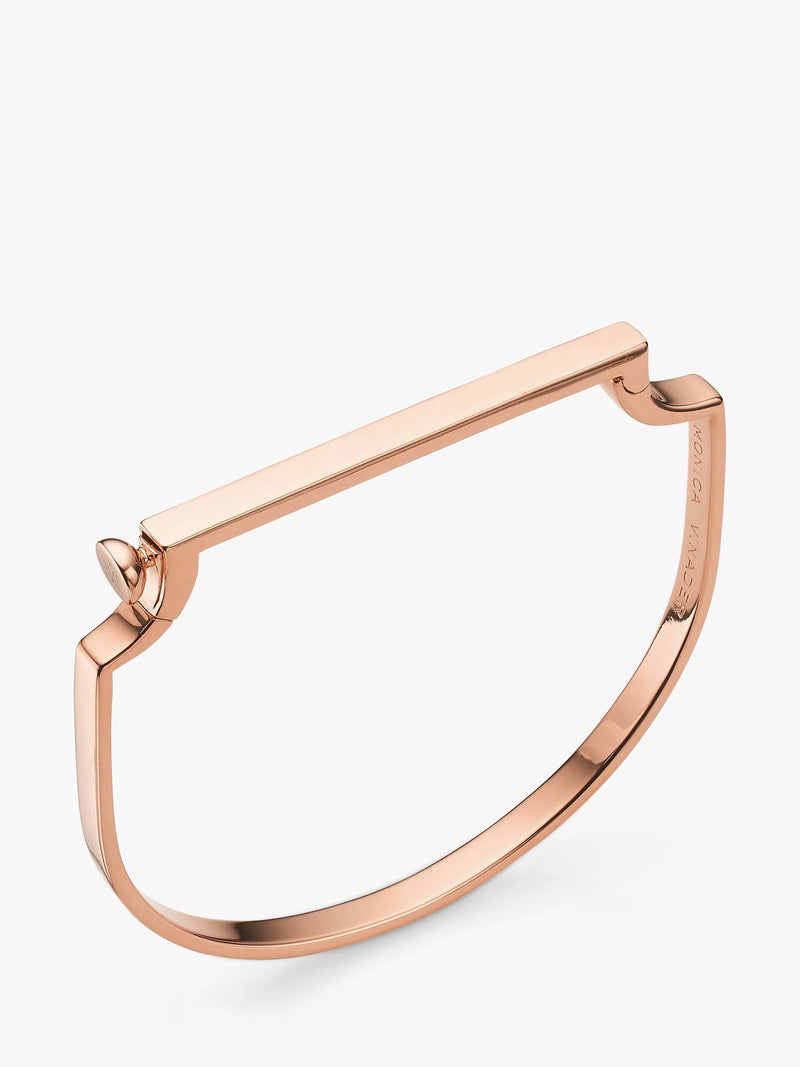 Monica Vinader Signature Thin Bangle medium, UK version