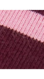 Polarn O. Pyret Kids' Stripe Beanie Hat - Red 2-9 years