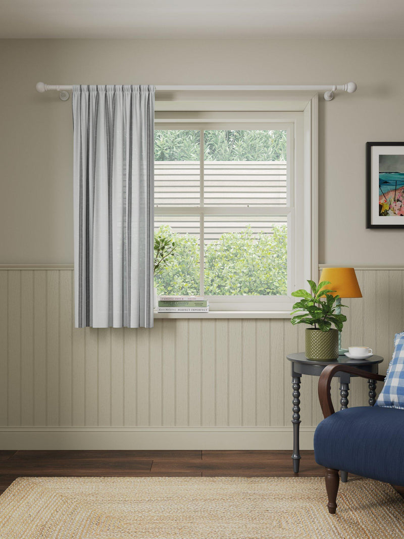 John Lewis stripe voile panel 183x140cm, imported from the UK