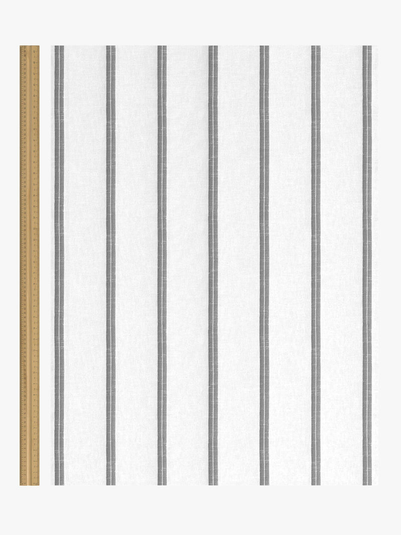 John Lewis stripe voile panel 183x140cm, imported from the UK