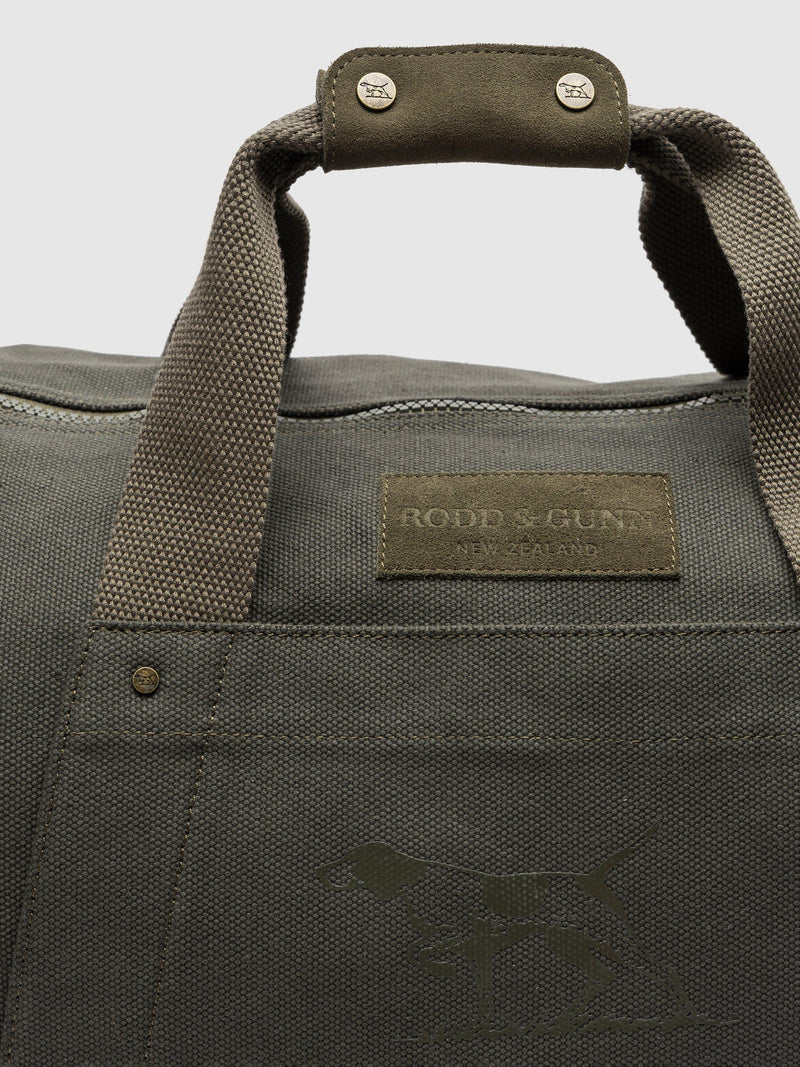 Rodd & Gunn heavy canvas duffle bag 43L, imported from the UK