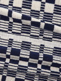 John Lewis check pattern bath towel 600gsm, imported from the UK