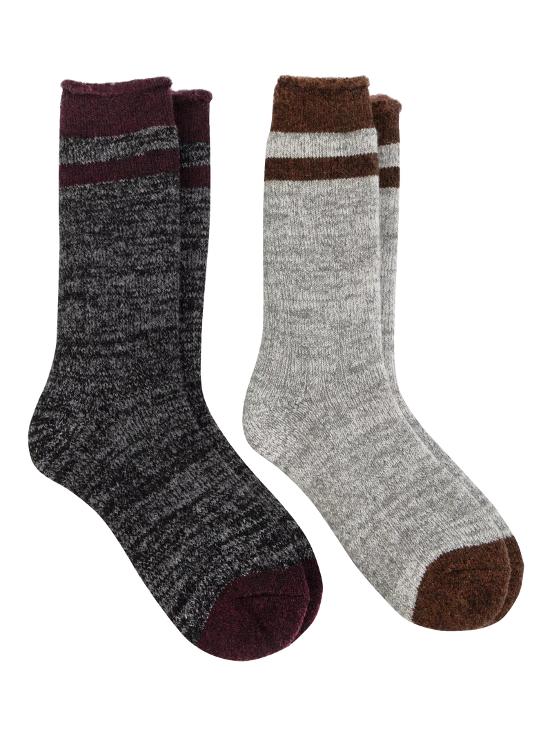 totes men's alpaca blend ankle socks 2-pack - British product