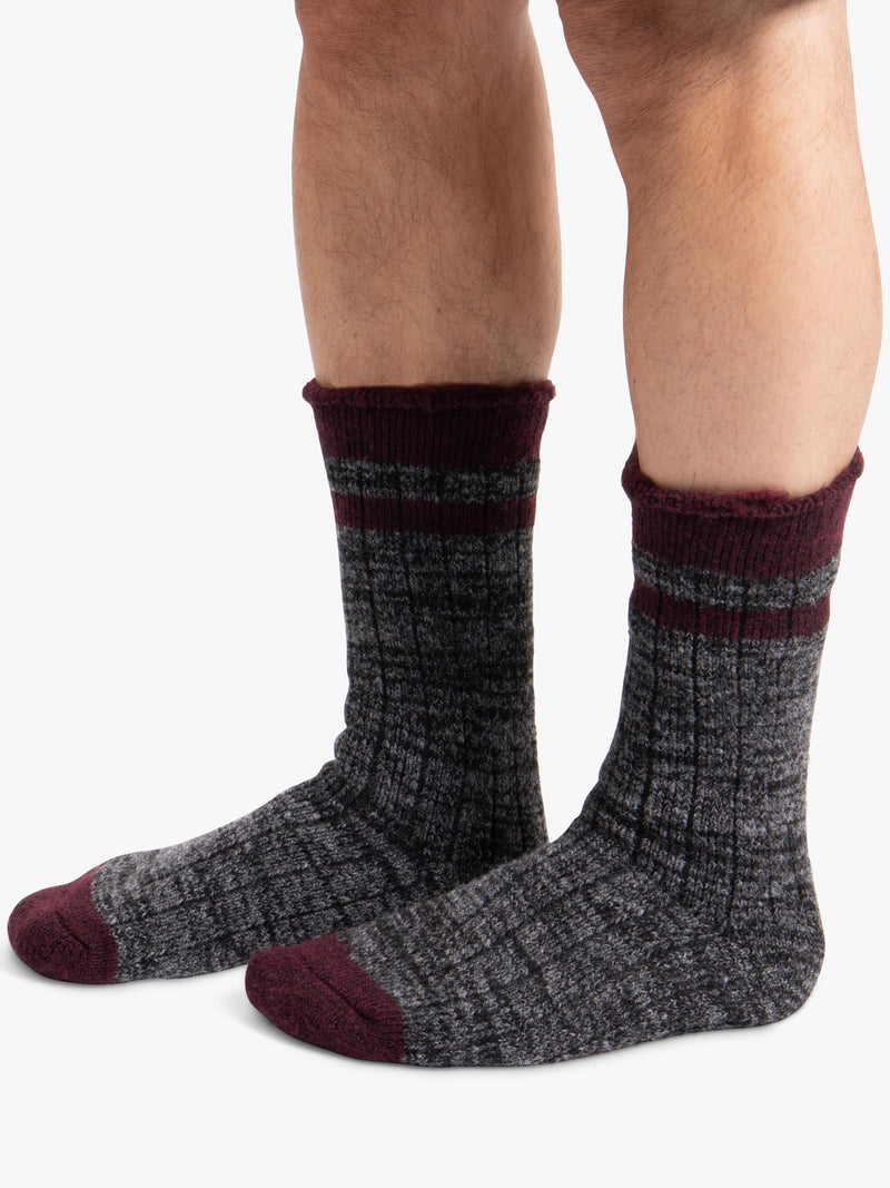 totes men's alpaca blend ankle socks 2-pack - British product