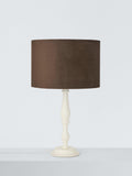 John Lewis Matt Velvet Drum Lampshade H18x25cm, imported from the UK