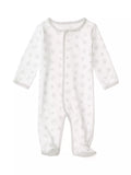 Ralph Lauren Baby Printed Cotton Sleepsuit, Paper White - McGrocer