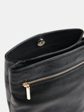 Whistles bucket bag black leather, imported from the UK
