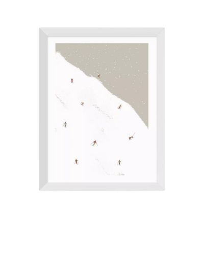John Lewis East End Prints Coit Collective Ski Slope Small Framed Print- Buy online at McGrocer