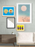 East End Prints ski slope print in small size, imported from the UK