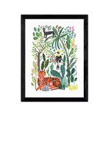 John Lewis EAST END PRINTS Darcie Olley Indian Jungle Framed Art Print 33.4 x 28.4cm- Buy online at McGrocer