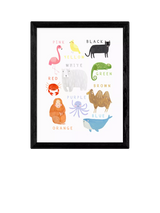 John Lewis EAST END PRINTS Darcie Olley 'Animals' Framed Art Print, Small- Buy online at McGrocer