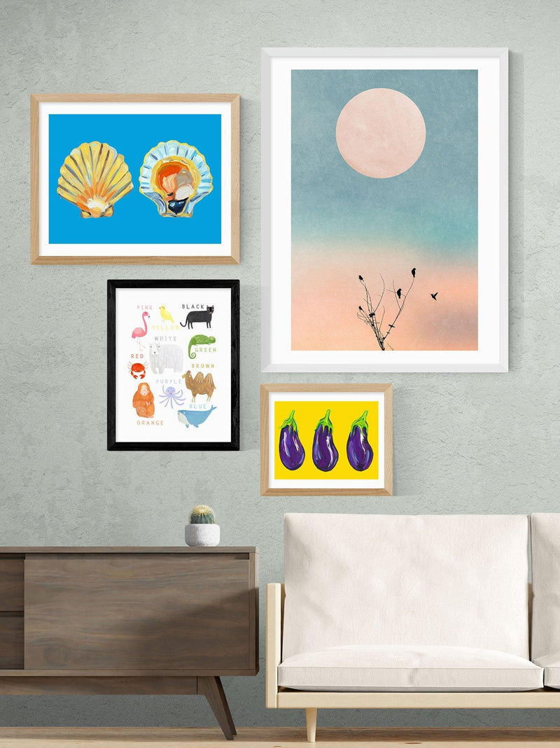 East End Prints Darcie Olley Animals framed print small, UK version