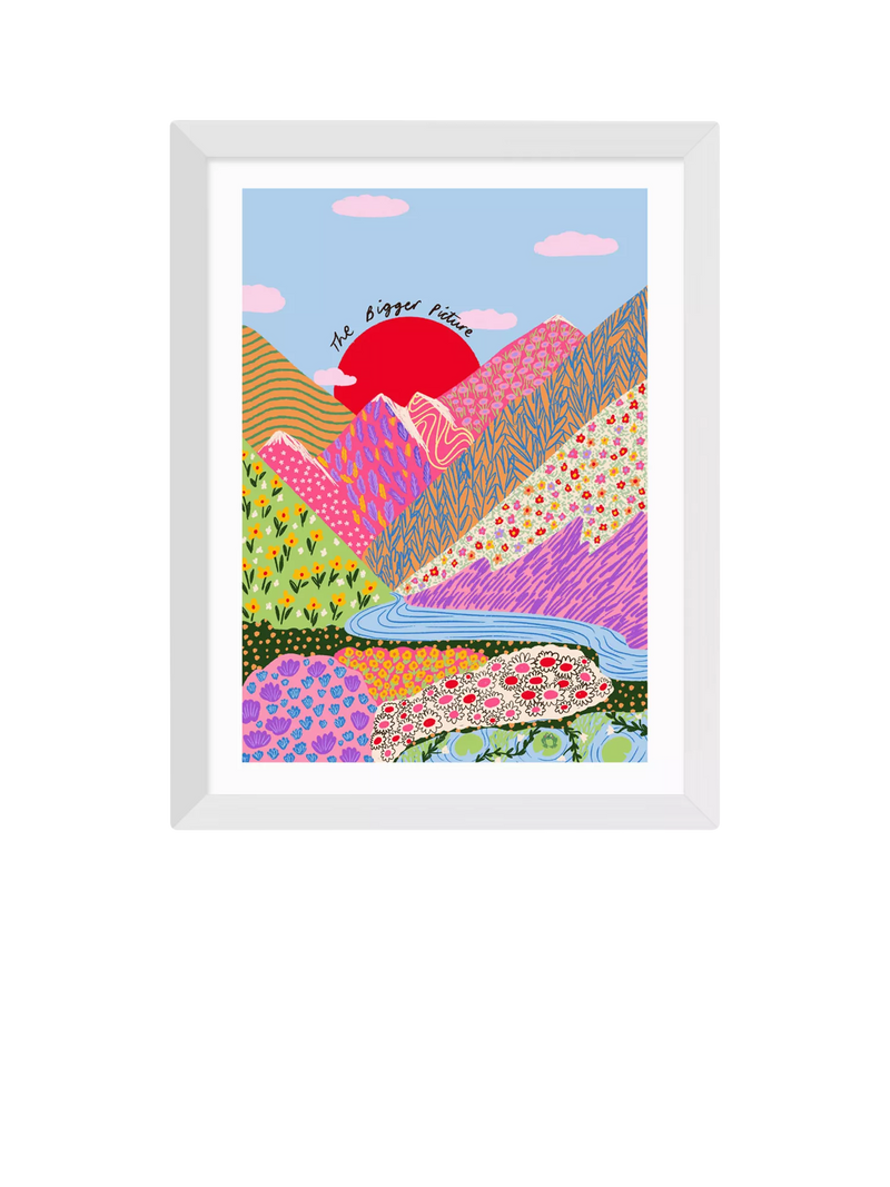 EAST END PRINTS Emmy Lupin Studio 'Bigger Picture' Small Framed Art Print