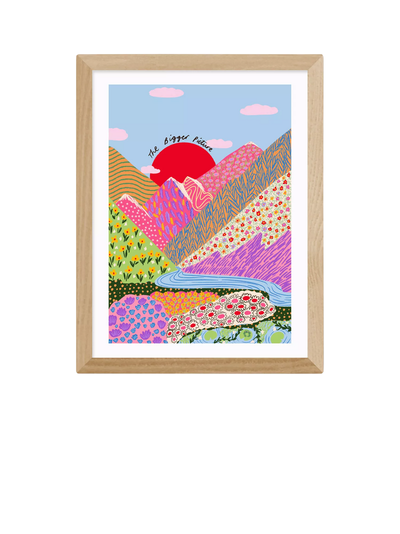 EAST END PRINTS Emmy Lupin Studio 'Bigger Picture' Small Framed Art Print