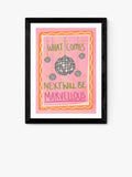 East End Prints Weezy framed print Marvellous, UK version