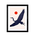 East End Prints Kubistika Crane framed art print (British brand)
