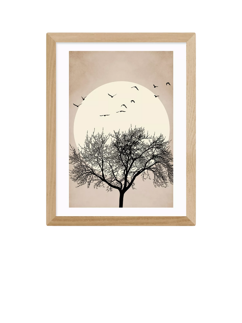 EAST END PRINTS Kubistika 'Dreamers' Framed Art Print, 33.4 x 28.4cm