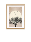 EAST END PRINTS Kubistika 'Dreamers' Framed Art Print, 33.4 x 28.4cm
