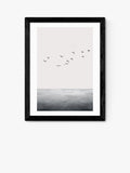 East End Prints Kubistika Ocean framed print - British product