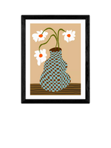 John Lewis EAST END PRINTS Miho Art Studio Party Floral Pottery Framed Print, Small- Buy online at McGrocer