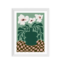 East End Prints Miho Art Studio Bold Blossom Pottery Framed Print Small
