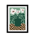 East End Prints Miho Art Studio Bold Blossom Pottery Framed Print Small