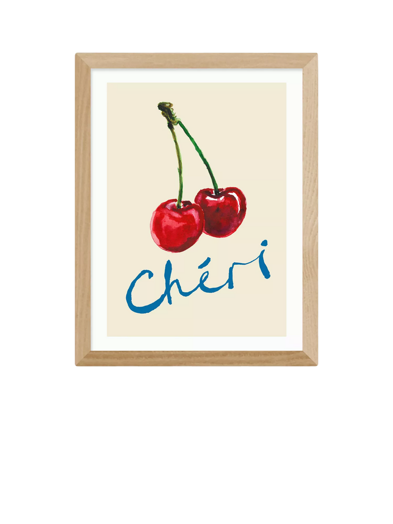 EAST END PRINTS Poet and Painter Cheri Framed Print Small